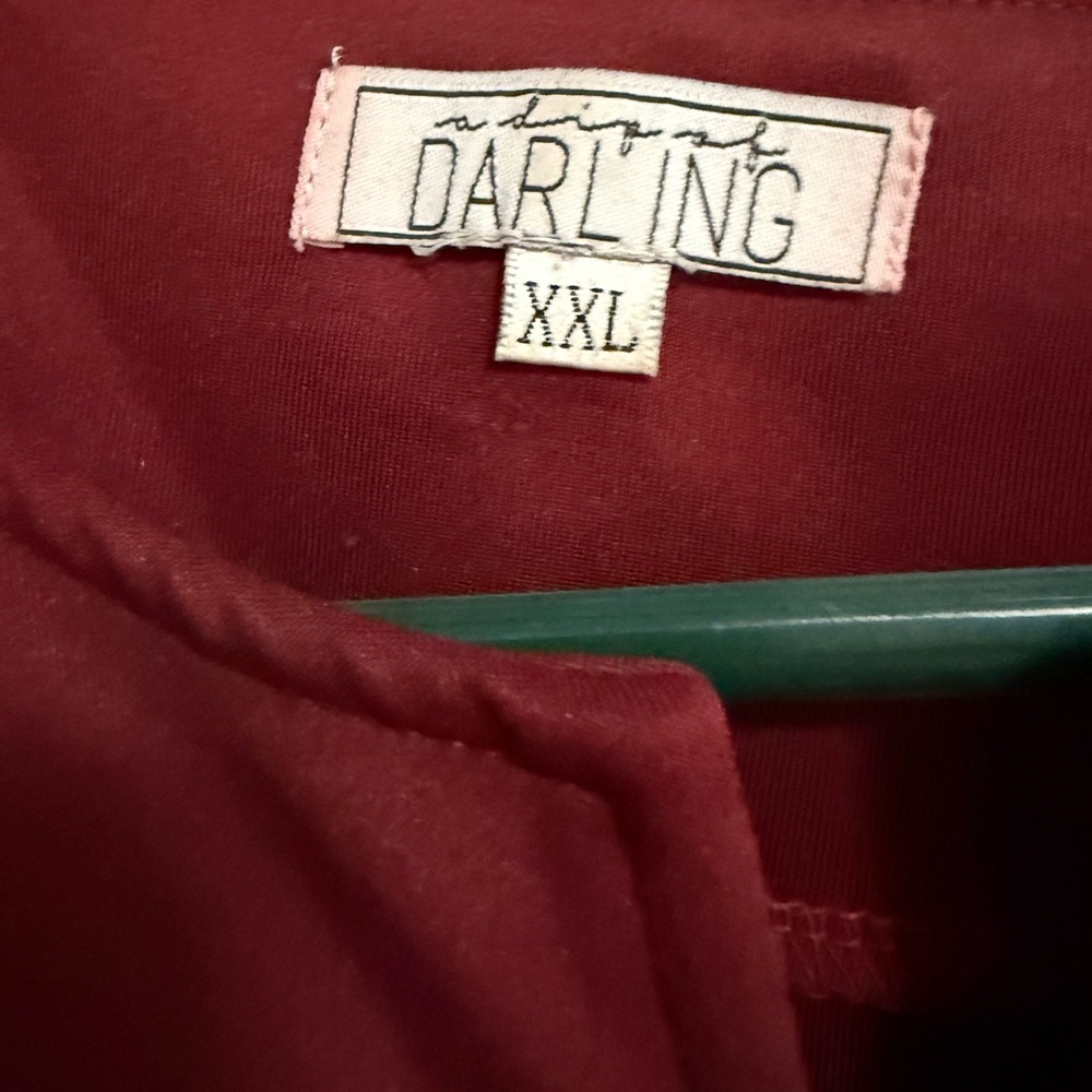 Darling Deep Red Jacket - Picture 3 of 4